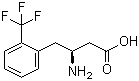 structure of CAS# 270065-73-1, (S)-3-氨基-4-(2-三氟甲基苯基)丁酸