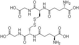 structure of CAS# 27025-41-8, L-谷胱甘肽 (氧化型)