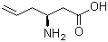 structure of CAS# 270263-02-0, (3S)-3-氨基-5-己烯酸