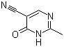 structure of CAS# 27058-54-4, 1,6-二氢-2-甲基-6-氧代-5-嘧啶甲腈