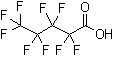 structure of CAS# 2706-90-3, 全氟戊酸