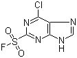 structure of CAS# 2706-92-5, 6-氯-9H-嘌呤-2-磺酰氟