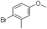 structure of CAS# 27060-75-9, 2-Bromo-5-methoxytoluene