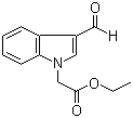 structure of CAS# 27065-94-7, Ethyl (3-formyl-1H-indol-1-yl)acetate