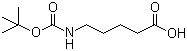 structure of CAS# 27219-07-4, Boc-5-aminopentanoic acid