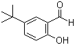 structure of CAS# 2725-53-3, 5-tert-Butyl-2-hydroxybenzaldehyde