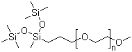 CAS # 27306-78-1, Polyalkyleneoxide modified heptamethyltrisiloxane, 3-[Methoxypoly(ethoxy)]propyl-methyl-bis(trimethylsilyloxy)silane, Polyethyleneglycols methyl 3-[1,3,3,3-tetramethyl-1-(trimethylsiloxy) disiloxanyl]propyl ether