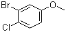 structure of CAS# 2732-80-1, 3-溴-4-氯苯甲醚