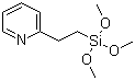 structure of CAS# 27326-65-4, 2-(2-吡啶基)乙基三甲氧基硅烷