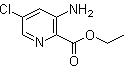 structure of CAS# 27330-35-4, 3-Amino-5-chloro-2-pyridinecarboxylic acid ethyl ester