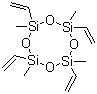 CAS # 27342-69-4, 1,3,5,7-Tetravinyl-1,3,5,7-tetramethylcyclotetrasiloxane, 2,4,6,8-Tetravinyl-2,4,6,8-tetramethylcyclotetrasiloxane