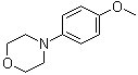 structure of CAS# 27347-14-4, 4-(4-Methoxyphenyl)morpholine