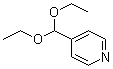 CAS # 27443-40-9, 4-(Diethoxymethyl)pyridine, Isonicotinaldehyde diethyl acetal