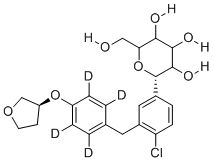 structure of CAS# 2749293-95-4, 恩格列淨-D4