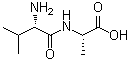 structure of CAS# 27493-61-4, L-Valyl-L-alanine