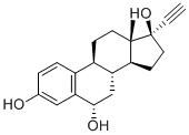 structure of CAS# 27521-34-2, 6alpha-Hydroxy-ethinylestradiol