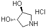 structure of CAS# 276862-76-1, (3S,4S)-吡咯烷-3,4-二醇盐酸盐