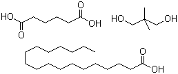 CAS 登录号：276869-34-2, 十八碳脂肪酸与己二酸和新戊二醇的聚合物