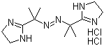 structure of CAS# 27776-21-2, 2,2'-Azobis[2-(imidazolin-2-yl)propane] dihydrochloride