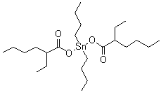 structure of CAS# 2781-10-4, 二丁基锡二(2-乙基己酸盐)