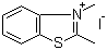 structure of CAS# 2785-06-0, 2,3-Dimethylbenzothiazolium iodide