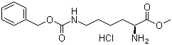 structure of CAS# 27894-50-4, N'-Cbz-L-lysine methyl ester hydrochloride