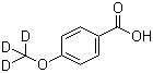 CAS 登录号：27914-54-1, 4-甲氧基-D3-苯甲酸