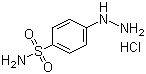 structure of CAS# 27918-19-0, 4-Sulfonamide-phenylhydrazine hydrochloride