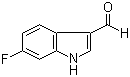 structure of CAS# 2795-41-7, 6-Fluoroindole-3-carboxaldehyde