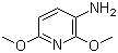 structure of CAS# 28020-37-3, 3-Amino-2,6-dimethoxypyridine