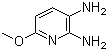 structure of CAS# 28020-38-4, 2,3-二氨基-6-甲氧基吡啶