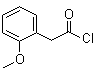 structure of CAS# 28033-63-8, 2-Methoxybenzeneacetyl chloride