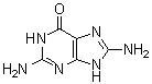 structure of CAS# 28128-41-8, 8-Aminoguanine