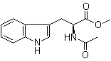 structure of CAS# 2824-57-9, Methyl N-acetyl-L-tryptophanate