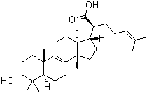 CAS 登录号：28282-27-1, 3-羟基甘遂酸, alpha-榄香醇酸