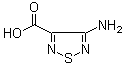 structure of CAS# 2829-58-5, 4-Amino-1,2,5-thiadiazole-3-carboxylic acid