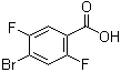 structure of CAS# 28314-82-1, 4-溴-2,5-二氟苯甲酸