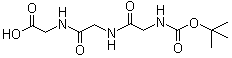 structure of CAS# 28320-73-2, N-[N-[N-[(tert-Butoxyl)carbonyl]glycyl]glycyl]glycine