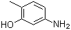 structure of CAS# 2835-95-2, 5-Amino-o-cresol