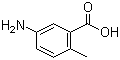 structure of CAS# 2840-04-2, 5-Amino-2-methylbenzoic acid