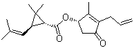 structure of CAS# 28434-00-6, 烯丙菊酯