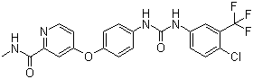 structure of CAS# 284461-73-0, Sorafenib