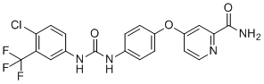 structure of CAS# 284461-74-1, N-去甲基索拉非尼