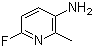 structure of CAS# 28489-47-6, 3-Amino-6-fluoro-2-methylpyridine