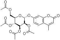 CAS # 28541-71-1, 4-Methylumbelliferyl 2,3,4,6-tetra-O-acetyl-alpha-D-mannopyranoside