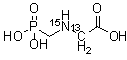 CAS # 285978-24-7, N-(Phosphonomethyl)glycine-2-<sup>13</sup>C-<sup>15</sup>N