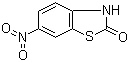 structure of CAS# 28620-12-4, 6-Nitro-2-benzothiazolinone