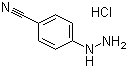 structure of CAS# 2863-98-1, 4-氰基苯肼盐酸盐