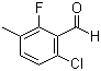 structure of CAS# 286474-59-7, 6-氯-2-氟-3-甲基苯甲醛
