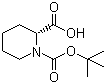 structure of CAS# 28697-17-8, (R)-(+)-N-Boc-2-piperidinecarboxylic acid